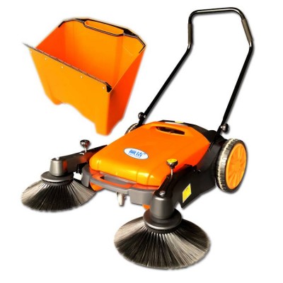 Eco-friendly manual hand push type floor sweeper machine